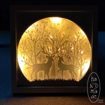 Rahmen_3D_Lichtbox_Wald